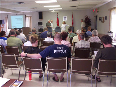 Members getting organized for meeting MLCG meeting 2013